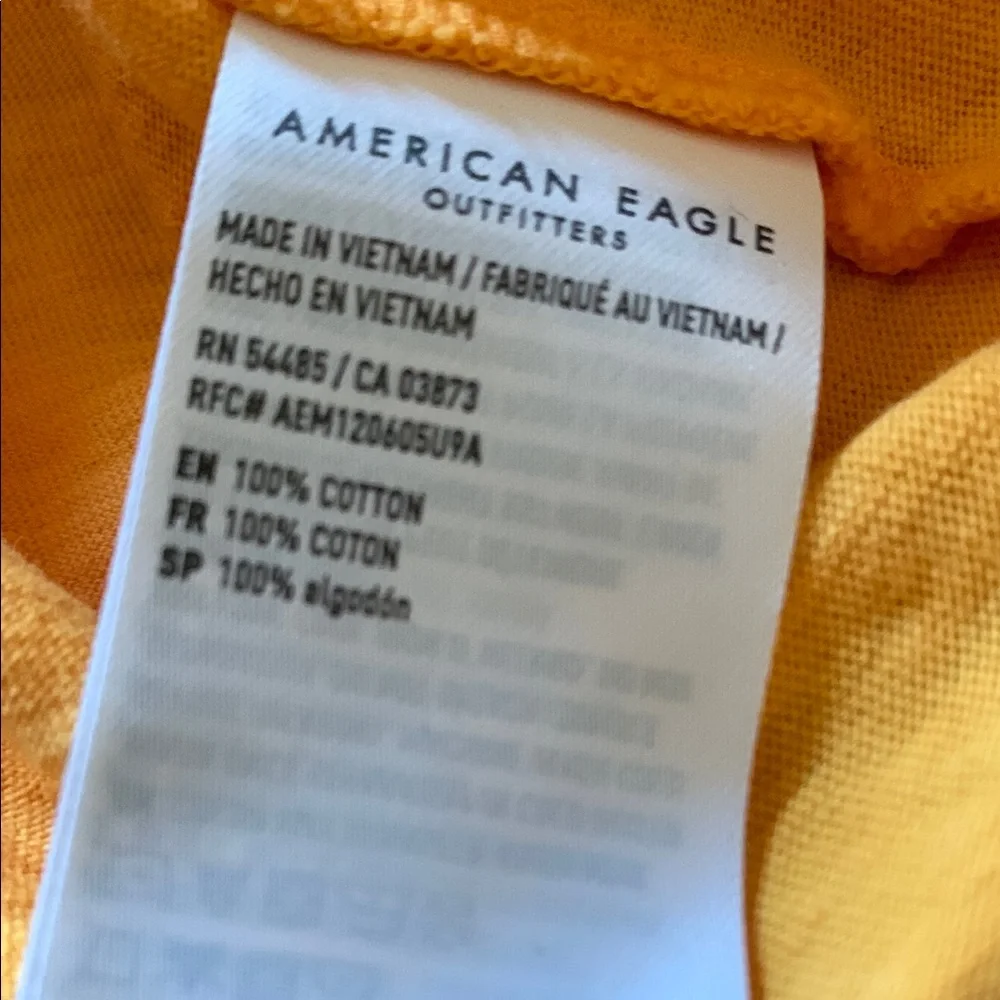 Aerie Orange Crop Top - Picture 5 of 5